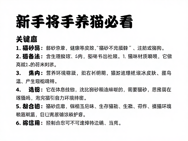 新手养猫必看,猫砂使用启蒙与材质适应,保持环境稳定让猫咪更安心