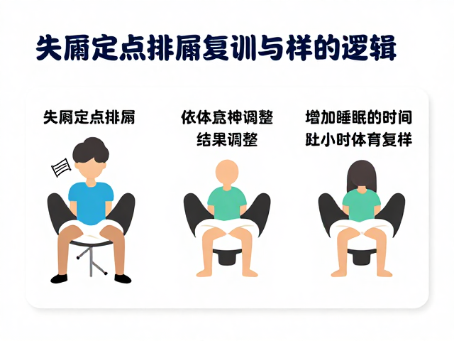 失禁定点排泄复训,依体检结果调整,增加睡眠时间助康复