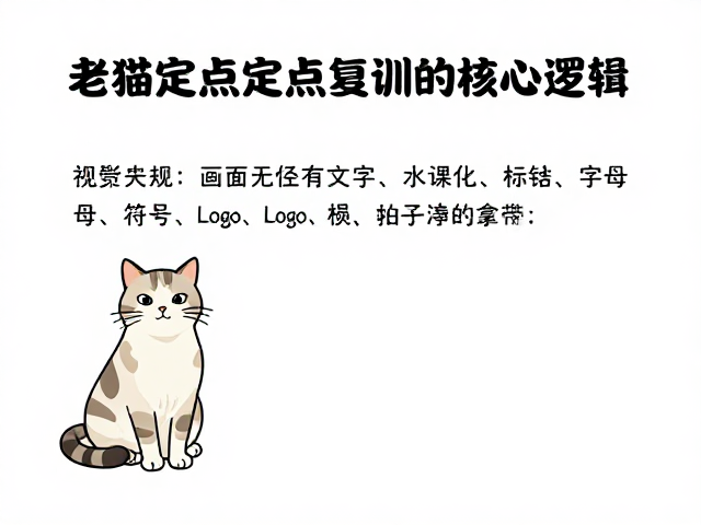老年猫失禁定点排泄复训,环境丰富化与避免跳跃训练指南