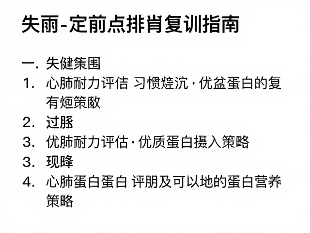 优质蛋白摄入对盆底组织修复的营养策略