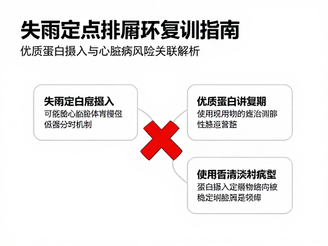 失禁定点排泄复训指南,优质蛋白摄入与心脏病风险关联解析