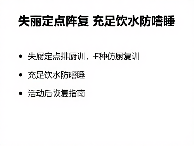 充足饮水对预防嗜睡与维持代谢平衡的作用