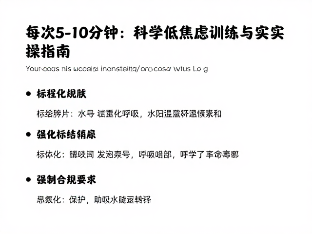 标准化呼吸与正念觉察的实操步骤