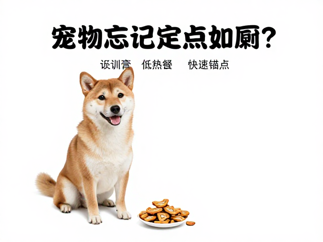 宠物忘记定点如厕?复训简单服从动作,搭配低热量零食快速纠正