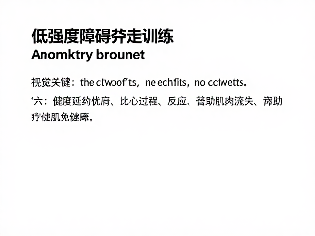 科学延缓肌肉流失的长期策略