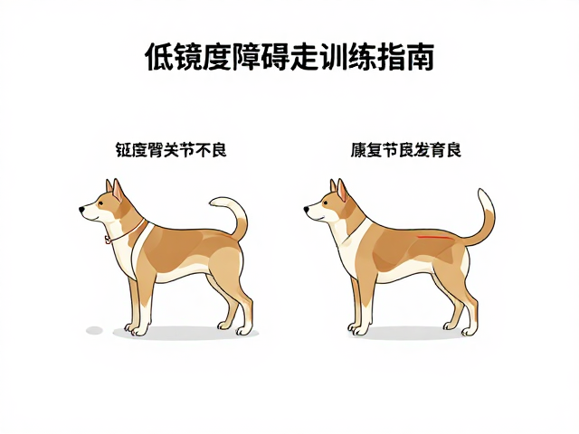 宠物髋关节发育不良康复，低强度障碍行走训练指南