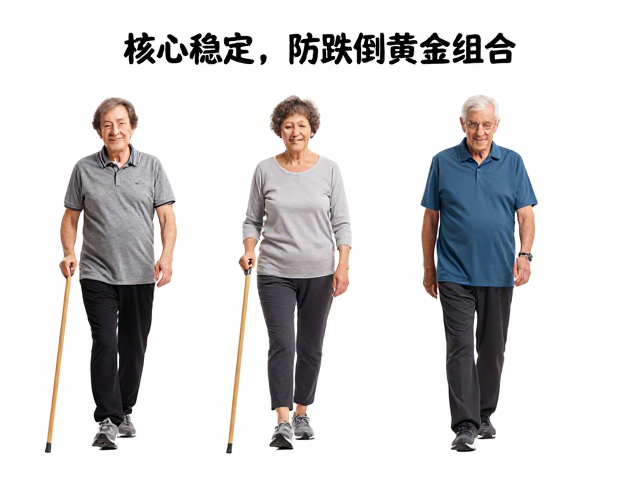 低强度障碍行走，核心稳定，定期剪甲，老年人防跌倒黄金组合