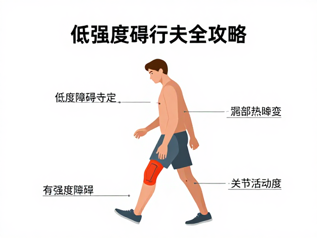 低强度障碍行走,局部热敷,提升关节活动度全攻略