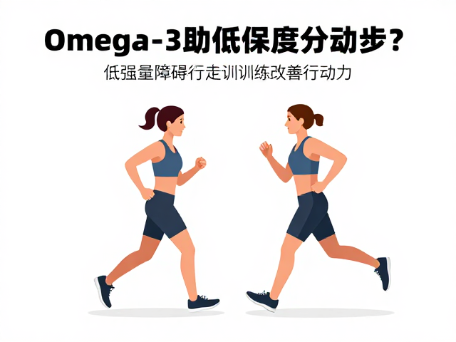Omega-3助低强度起步？低强度障碍行走训练改善行动力