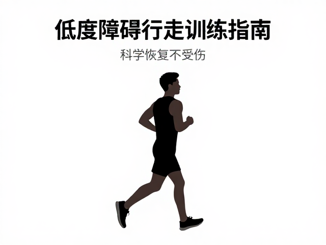 低强度障碍行走训练指南，建立日志避疲劳，科学恢复不受伤