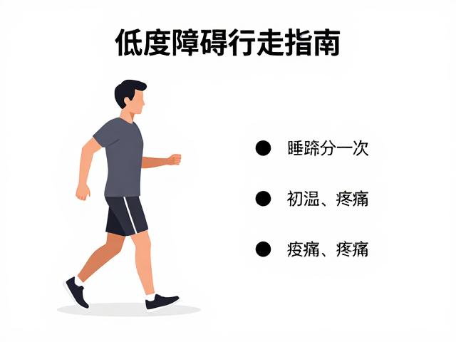 低强度障碍行走训练，分阶段恢复识别疼痛表现指南