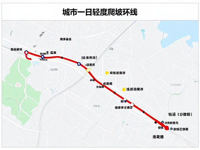城市一日轻度爬坡环线,含维修备用金攻略