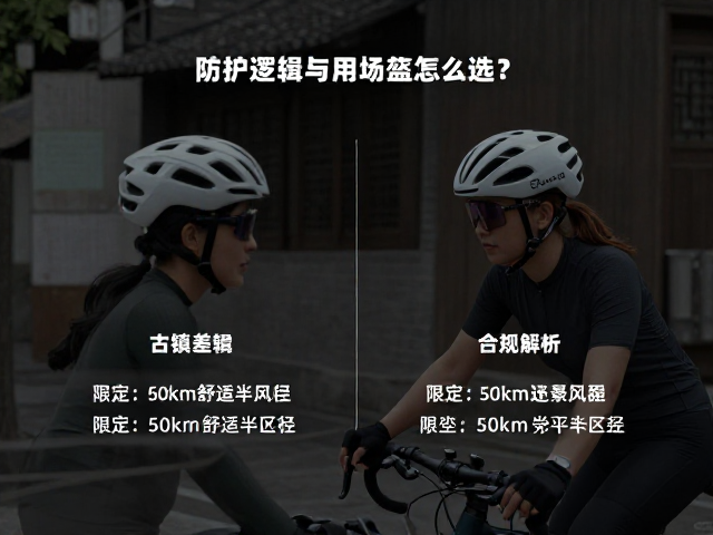 古镇串联短途骑行，全盔/揭面盔怎么选？限定50km舒适半径