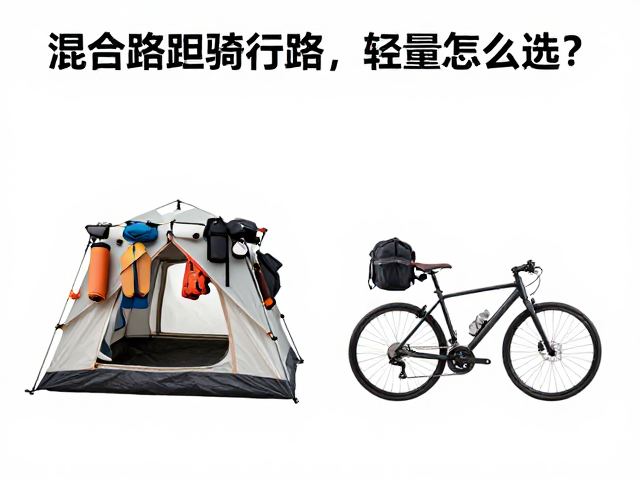 混合路况骑行攻略，轻量帐篷怎么选？重物低位放置稳如泰山