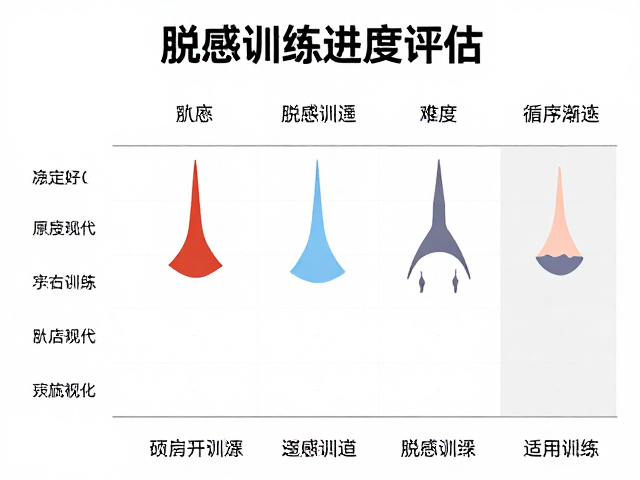 脱敏训练进度评估，循序渐进增加难度，科学提升适应力