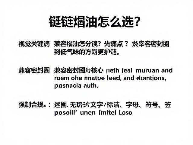 链条润滑油怎么选？兼容密封圈且低气味配方更护链
