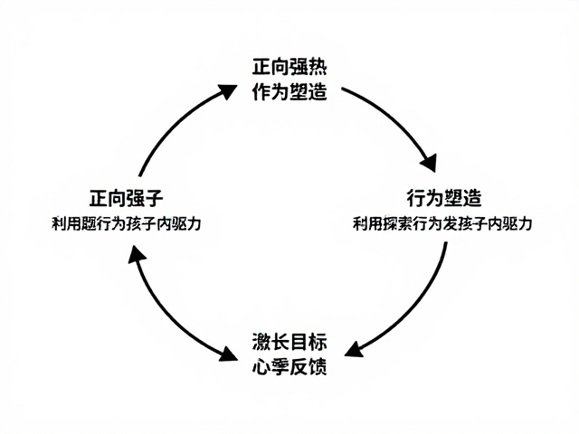 正向强化，行为塑造，利用探索行为激发孩子内驱力
