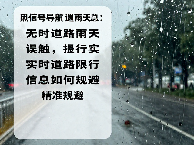 无信号导航遇雨天误触？实时道路限行信息如何精准规避