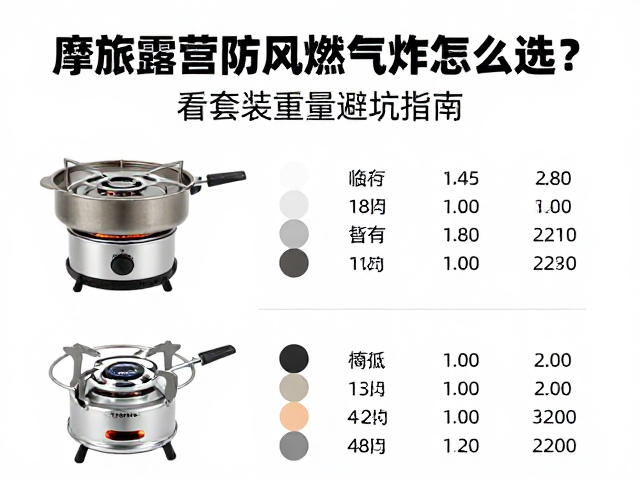 摩旅露营防风燃气灶怎么选？看套装重量避坑指南