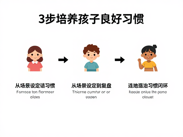 3步法落地：从场景设定到复盘，构建习惯闭环