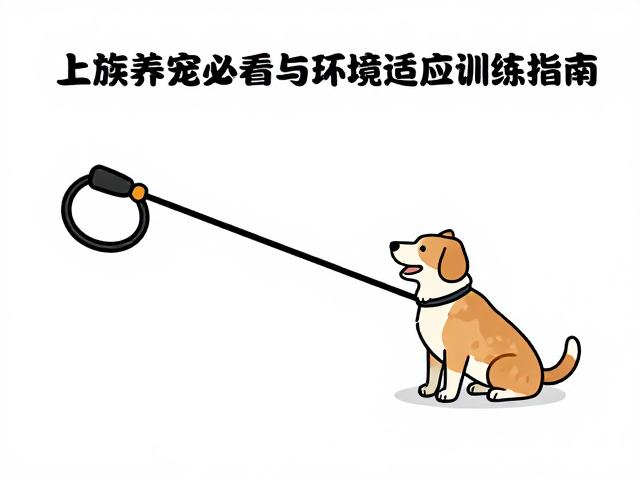 上班族养宠必看,牵引绳正确使用法与环境适应训练指南