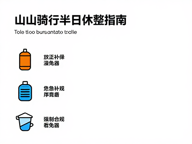 山区骑行半日休整指南，应急补给与备用住宿规划