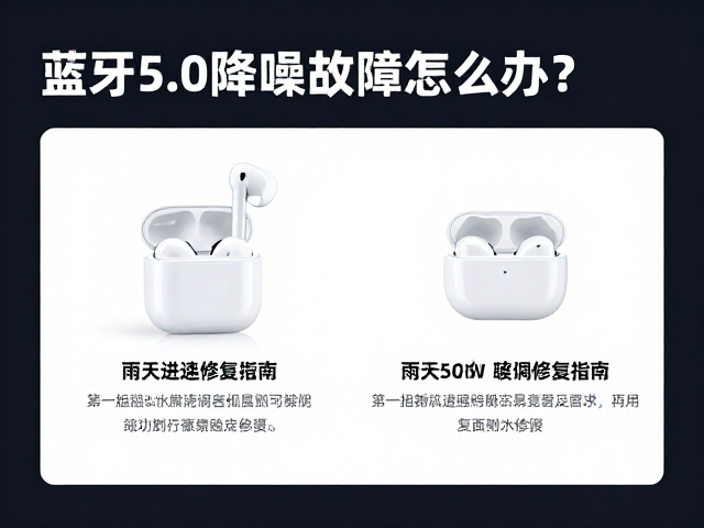 蓝牙5.0降噪通讯器雨天进水故障怎么办？3步快速修复指南