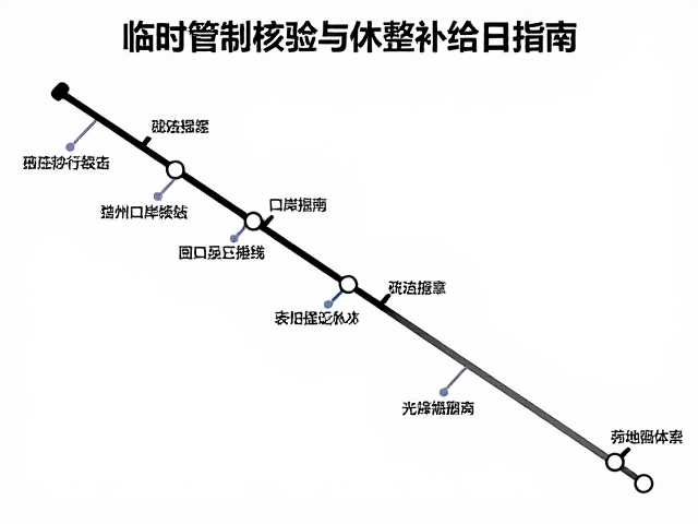 口岸串联观光路线规划，临时管制核验与休整补给日指南