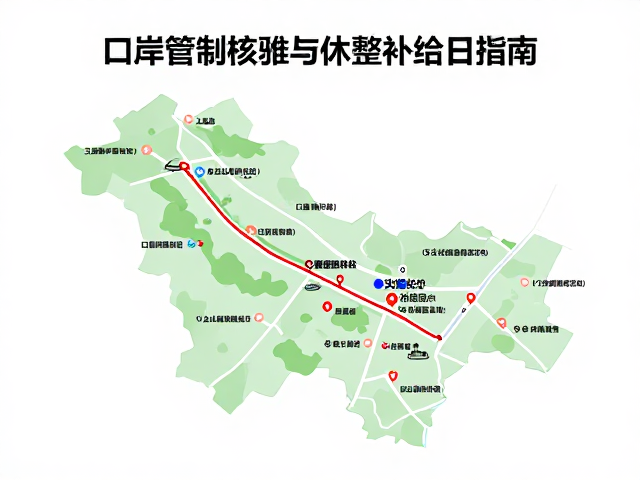 口岸串联观光路线规划，临时管制核验与休整补给日指南