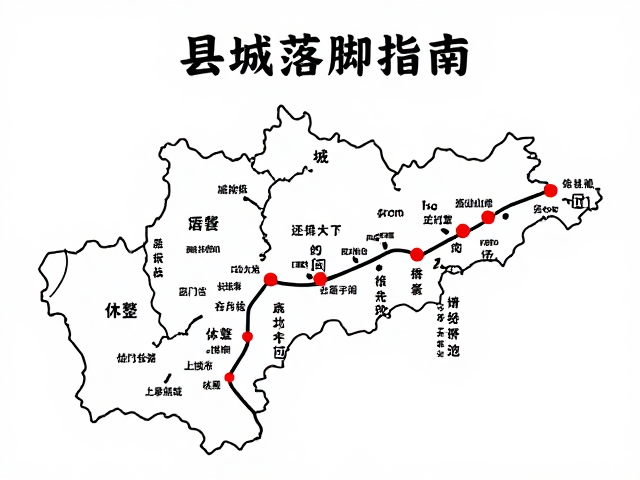 县城落脚指南，分段休整长线方案与详细路书