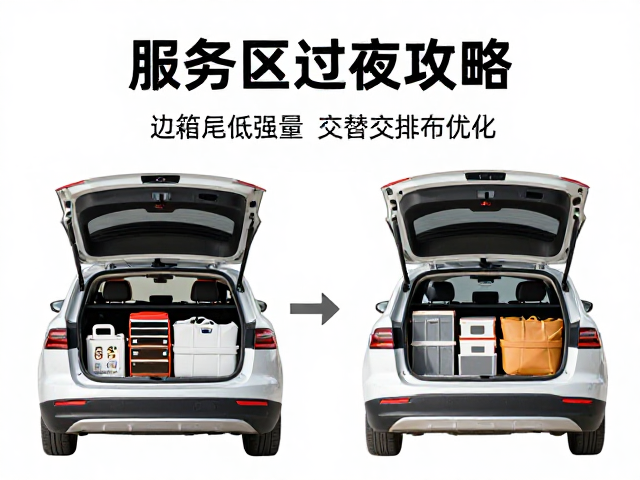 服务区过夜攻略，边箱尾箱容量与高低强度交替排布优化