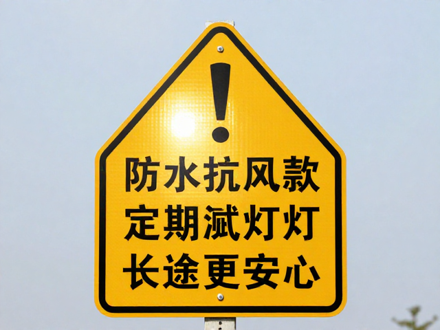 高亮反光故障标牌怎么选？防水抗风款，定期测试灯光，长途更安心