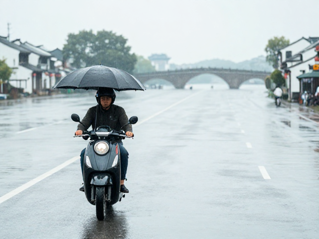 江南水乡雨天巡航摩托攻略，湿滑路面骑行技巧与安全环线推荐