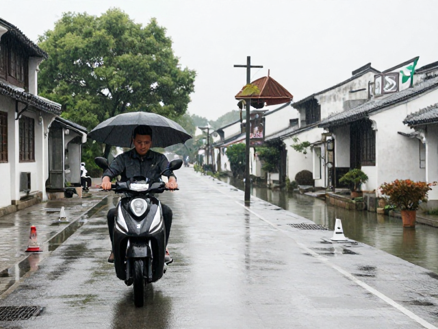 江南水乡雨天巡航摩托攻略，湿滑路面骑行技巧与安全环线推荐