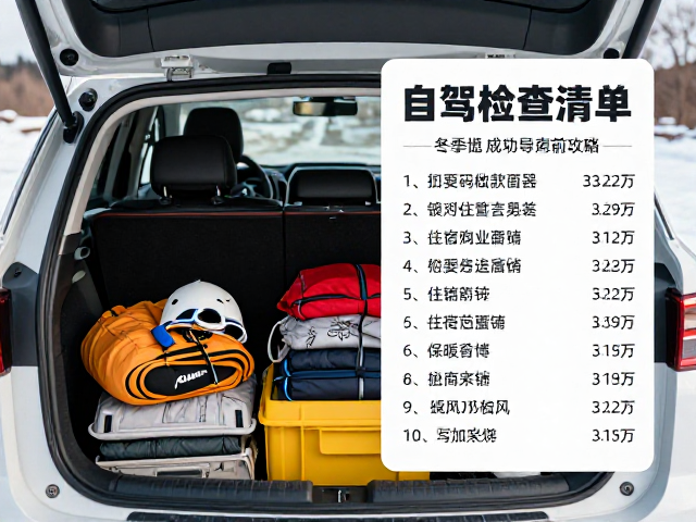 冬季自驾检查清单，出发前必看，住宿费用与保暖防风全攻略