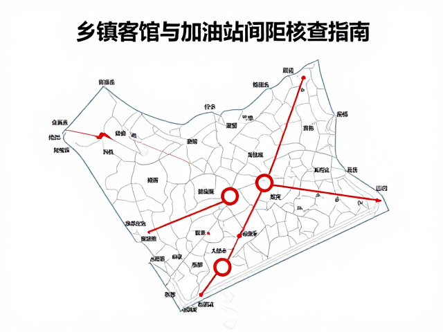 山区应急补给规划，乡镇客栈与加油站间距核查指南
