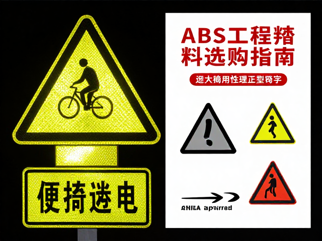 夜骑应急处理，高亮反光故障标牌与ABS工程塑料选购指南