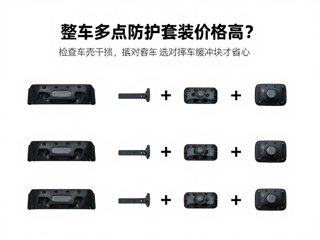 整车多点防护套装价格高？检查车壳干涉，选对摔车缓冲块才省心