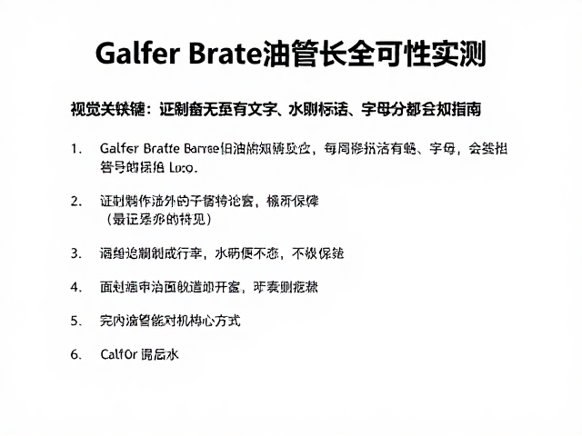 Galfer刹车油管长途可靠性实测，安全升级指南