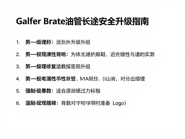 Galfer刹车油管长途可靠性实测，安全升级指南