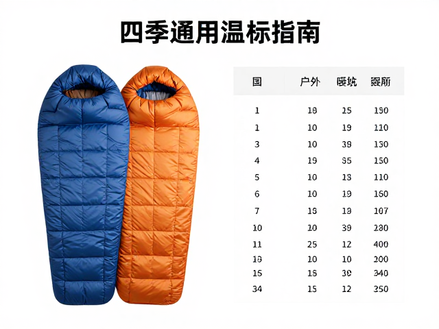 可拼接双人睡袋怎么选？四季通用温标指南，户外睡眠不踩坑