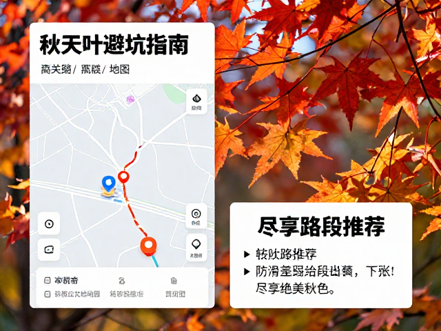 秋季红叶避坑指南,离线地图,防滑路段推荐,尽享绝美秋色