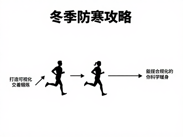 冬季防寒攻略,高低强度交替锻炼,途经点标注助你科学暖身