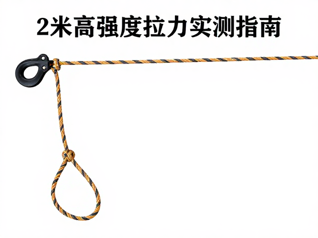 2米高强度尼龙救援牵引绳，拖车绳怎么选？安全拉力实测指南