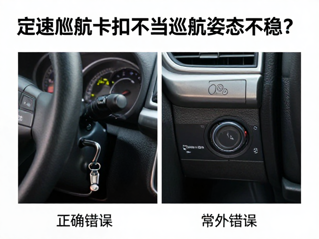 定速巡航卡扣安装角度不当导致巡航姿态不稳？正确安装指南