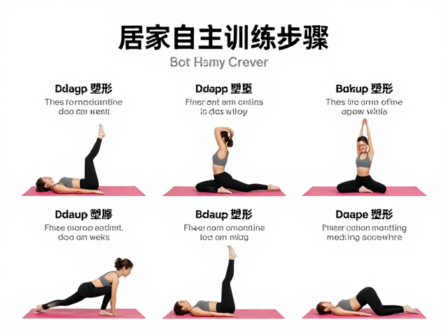 居家自主训练步骤,逐步塑形并降低日常管理难度