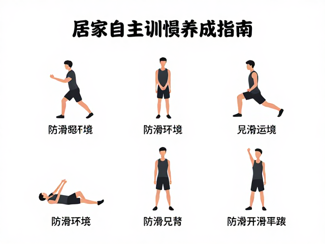 居家自主训练步骤,防滑环境与好习惯养成指南