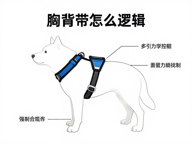 胸背带怎么选？多宠家庭牵引控制与平衡管理全攻略