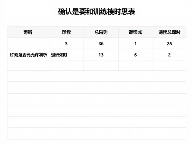 规避常见训练误区