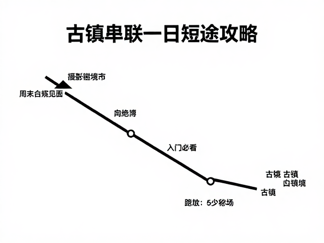古镇串联一日短途攻略，新手入门必看的周末小众秘境